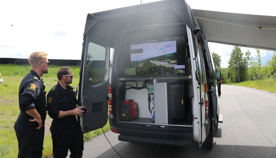 Slik ser den nye dronebilen ut. Nå skal alle politidistriktene bli tildelt en hver.