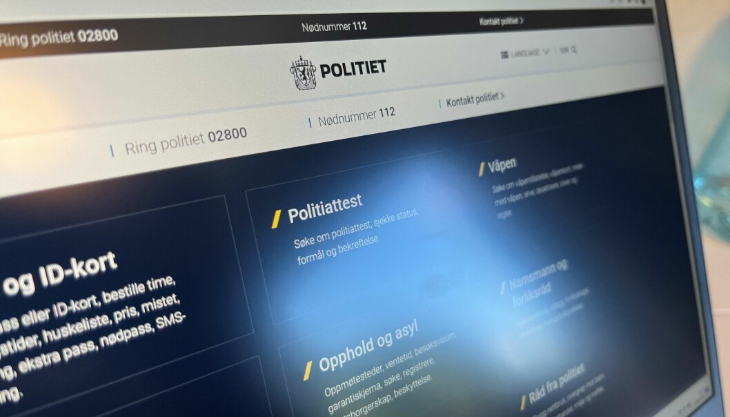 Politiet.no ble i likhet med mange store norske nettsider rammet av et hackerangrep.