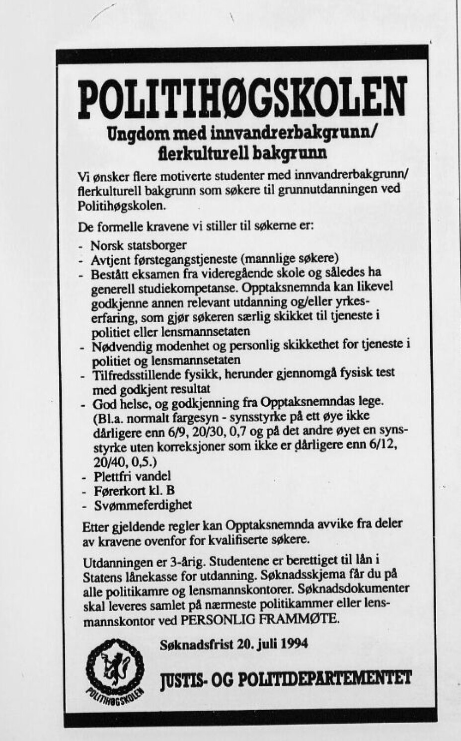 Politifolk med minoritetsbakgrunn slutter oftere