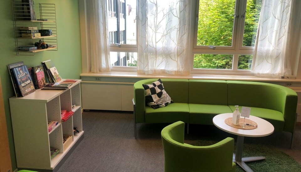 Bildet viser et av rommene på barnehuset i Møre og Romsdal.