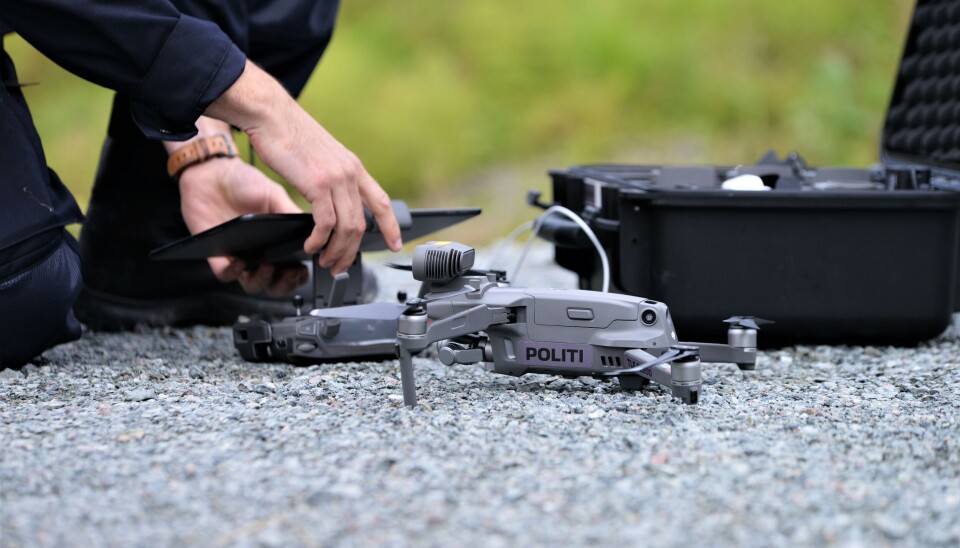 Politiet har begrenset evne til å stanse droner