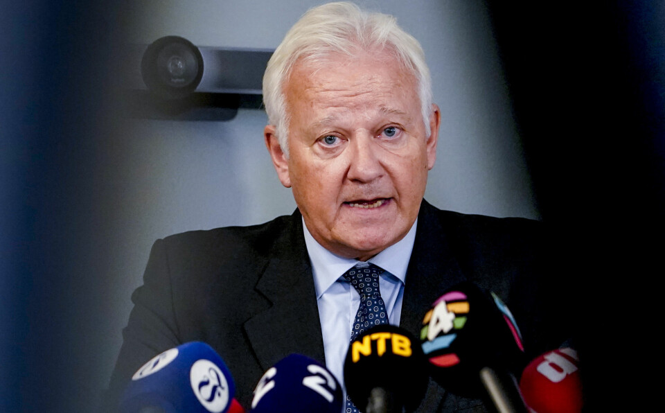 Riksadvokat Jørn Sigurd Maurud offentliggjorde fredag påtalemyndighetens avgjørelse i Baneheia-saken mot Viggo Kristiansen.