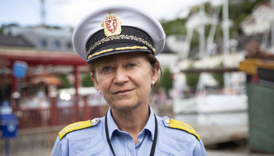 Politimester Kjerstin Askholt i Agder politidistrikt under Arendalsuka i 2021. Politimester Kjerstin Askholt i Agder politidistrikt under Arendalsuka i 2021.