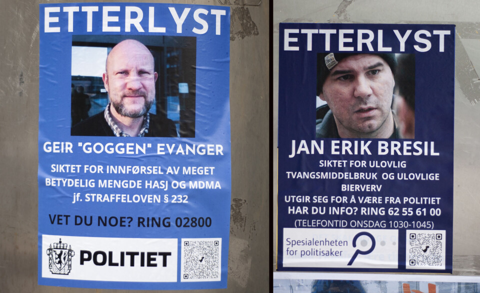 Slik så plakatene som ble hengt opp ut. Slik så plakatene som ble hengt opp ut.