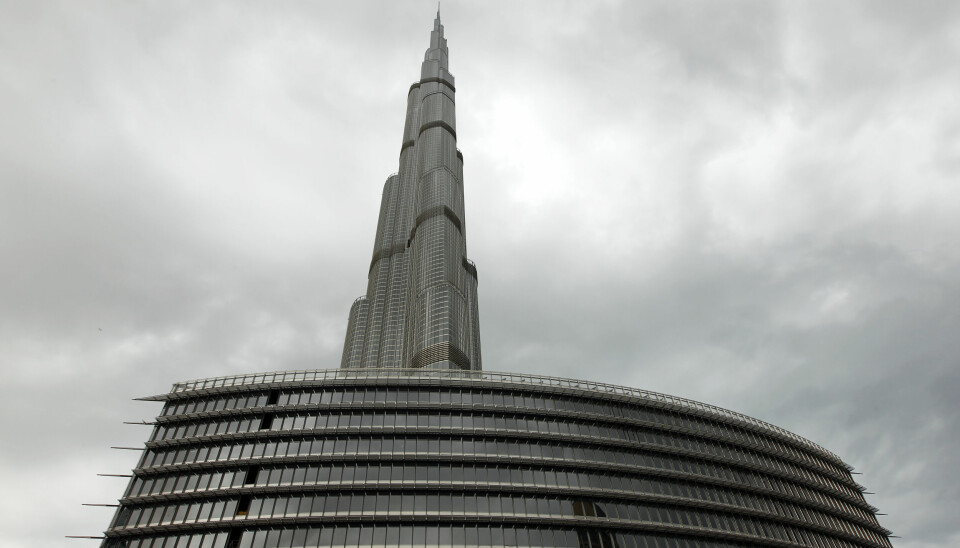 Burj Khalifa i Dubai, verdens høyeste bygg.