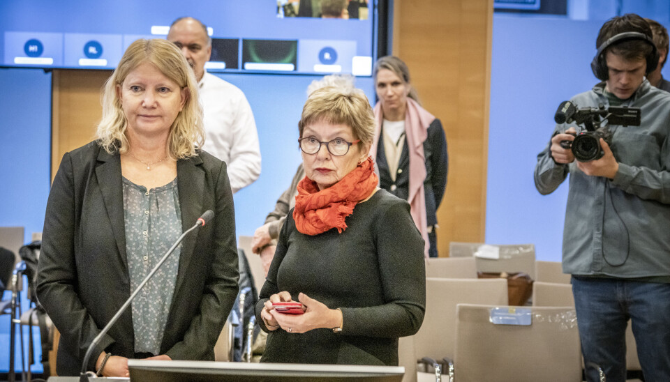 Tidligere leder for seksjon for biologiske spor ved Rettsmedisinsk institutt, Bente Mevåg og Gro Bjørnestad under rettssaken mot mannen som er tiltalt for å ha drept 17 år gamle Birgitte Tengs i mai 1995. Tidligere leder for seksjon for biologiske spor ved Rettsmedisinsk institutt, Bente Mevåg og Gro Bjørnestad under rettssaken mot mannen som er tiltalt for å ha drept 17 år gamle Birgitte Tengs i mai 1995.
