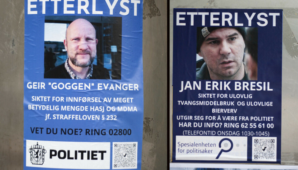 Slik så plakatene som ble hengt opp ut. Slik så plakatene som ble hengt opp ut.