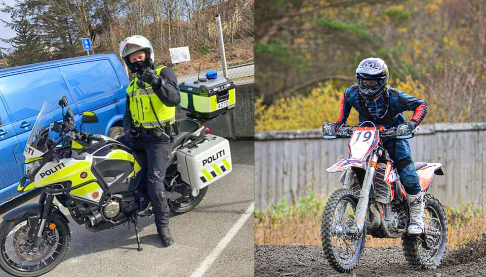 FART OG SPENNING: Politimann John Kristian Espeland har alltid likt livet på to hjul i UP. Nå setter han seg nye mål.