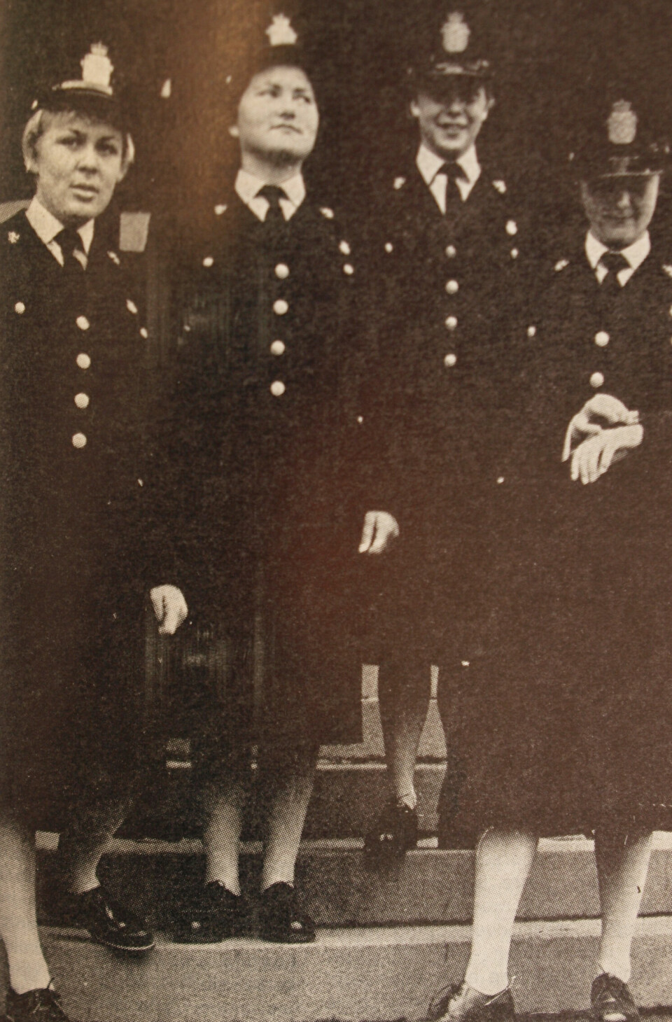 Kvinnelige politiaspiranter i 1950.