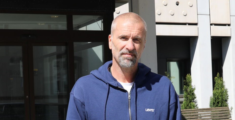 HJEMME: Politibetjent Pål Espeland er tilbake på politihuset i Kristiansand etter mange sterke inntrykk i Sudan.