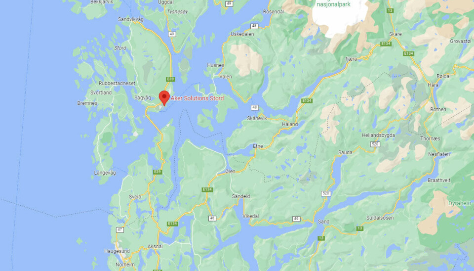Fredag ble en politikvinne skadd under en aksjon på Aker Solutions på Stord.