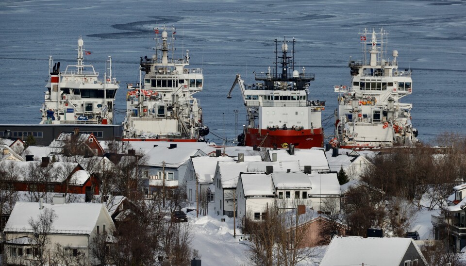 MÅTTE TREKKE FORSLAG: Finnmark-politiet ønsket langt strengere restriksjoner for hvor mannskapene fra russiske fartøyer kunne bevege seg, men måtte justere forslaget etter sterk lokal motstand. Her russiske fiskefartøy til havn i Kirkenes 1. mars 2023.