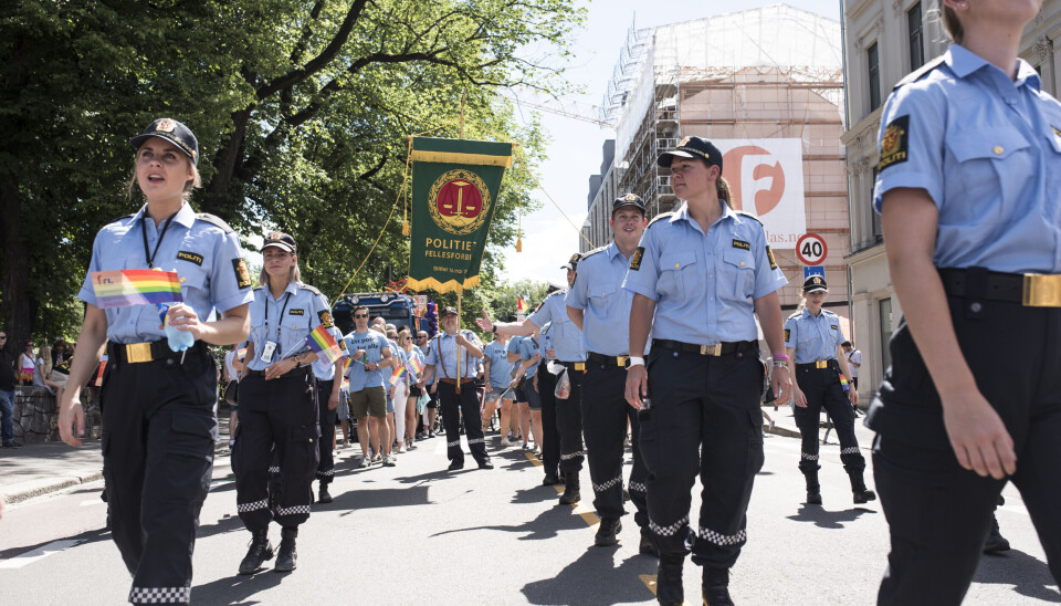 T2-UNIFORMERT I PRIDE: I Pride-paraden i 2016 deltok politiet i de såkalte T2-uniformene.
