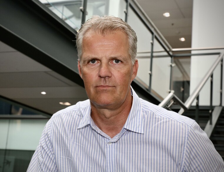 Leder av PFPL, Lars Reiersen.