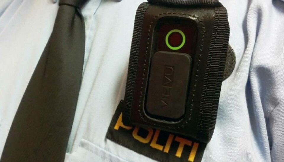TESTET UT: Slik var kroppskameraene som Oslo-politiet testet ut i 2015.