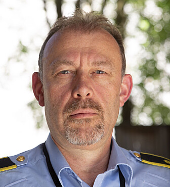 Politioverbetjent Trond Kyrre Simensen på Politihøgskolen.