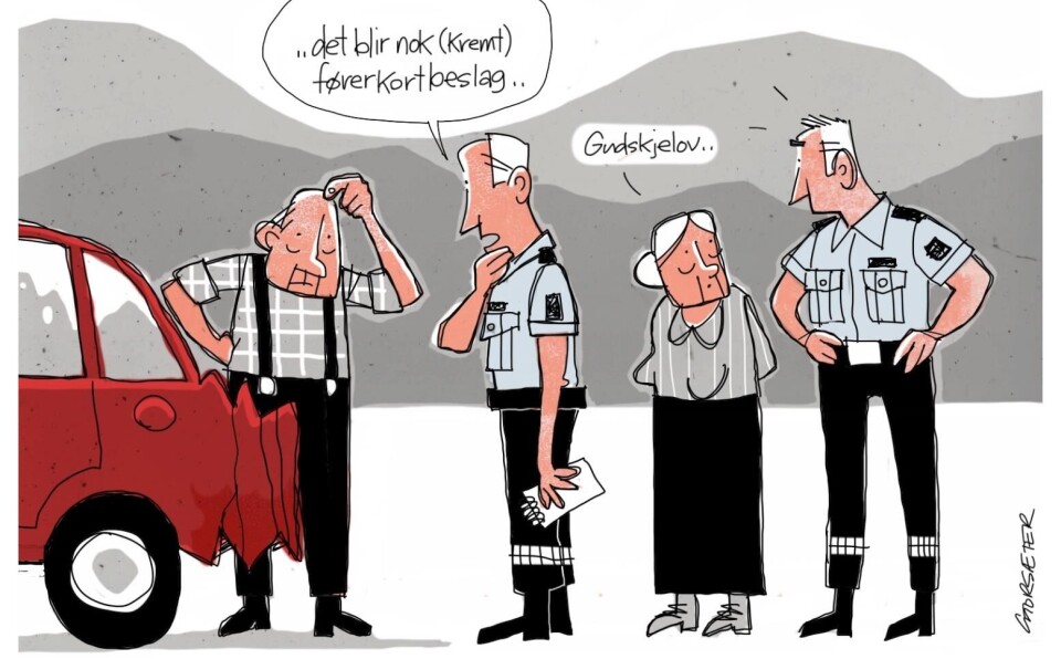 Førerkortbeslag med uventet reaksjon