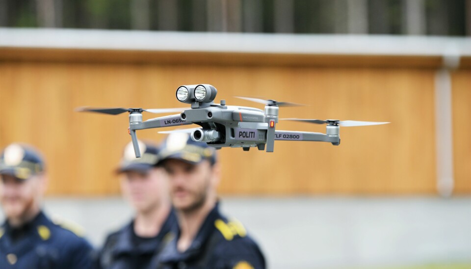POLITIETS DRONE: Slik ser en av politiets egne droner ut.
