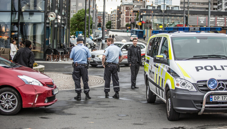 BLIR FÆRRE: Bare så langt i år har Oslo politidistrikt mistet over 100 politiårsverk. Bildet er et illustrasjonsfoto.