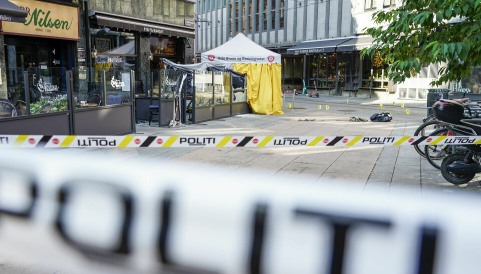 Dagen etter pride-terroren utenfor London pub i sentrum av Oslo, der flere ble skadd og to drept.