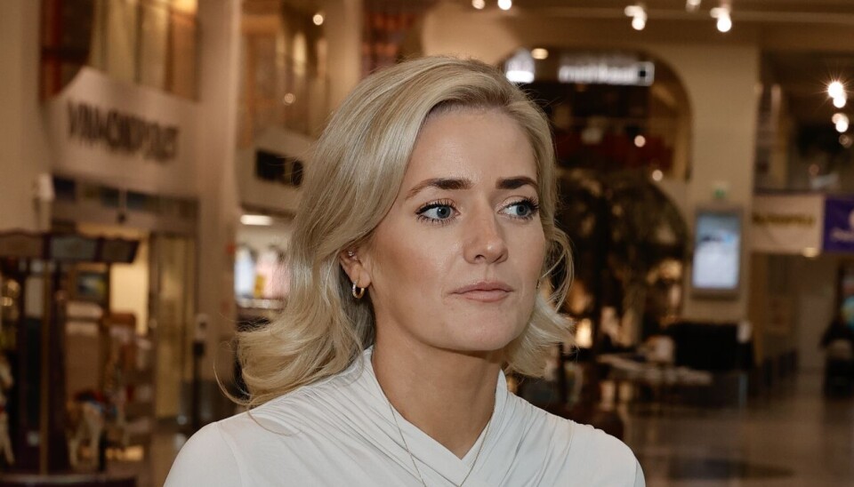 Justisminister Emilie Enger Mehl på Grønland Basar i Oslo 6. oktober 2023.