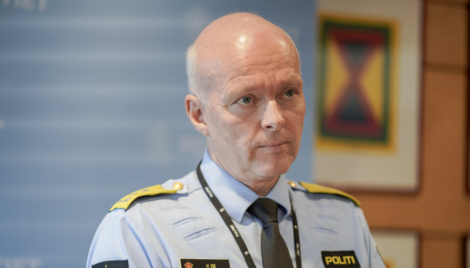 Politimester Hans Vik i Sør-Vest politidistrikt.