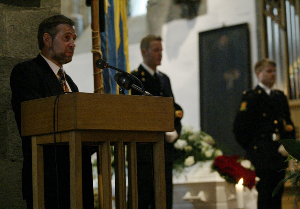 14. april 2004: Som leder av Politiets Fellesforbund holdt Arne Johannessen minnetale under bisettelsen av politiførstebetjent Arne Sigve Klungland i Domkirken i Stavanger. Klungland ble skutt og drept under NOKAS-ranet.