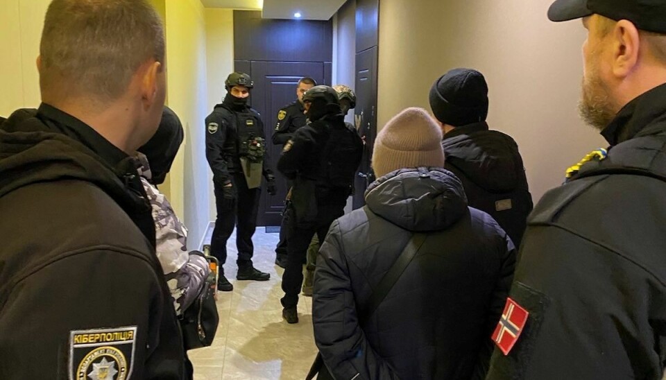 Kripos-ansatte bidro i en politiaksjon i Ukraina forrige uke.