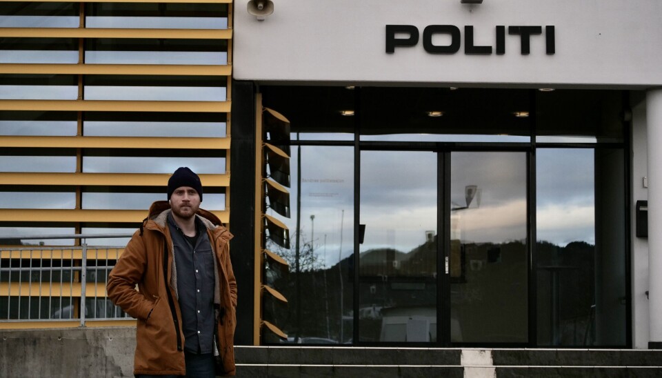 STÅR ALENE: Politimannen Frank Bornø Olufsen i Sør-Vest politidistrikt er tilkjent 20.000 kroner i erstatning av retten etter at han ble utsatt for mulig hepatitt c-smitte. Han ønsker at arbeidsgiver trer inn i kravet og overtar inndrivingen av dette.