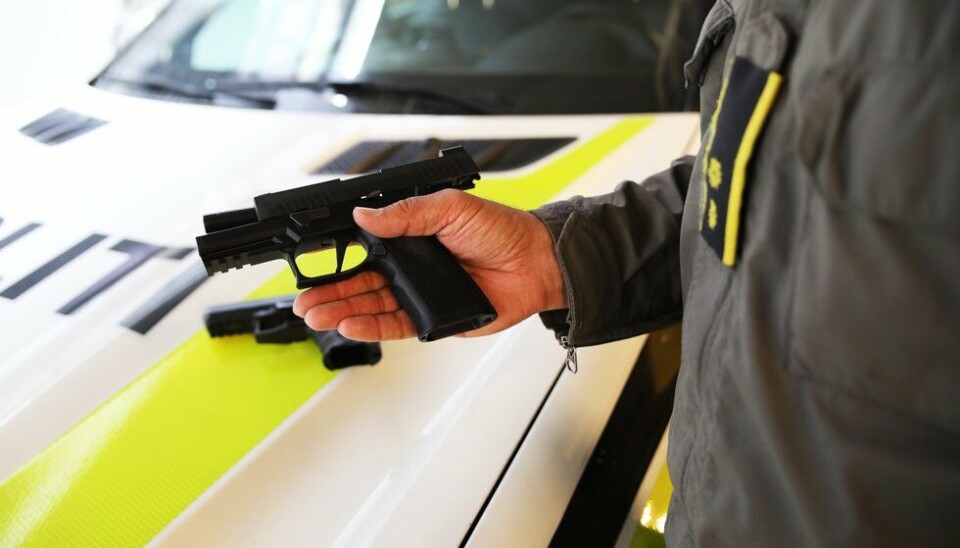 BYTTES UT: Politiets gamle pistoler skal etter planen doneres til Ukraina.