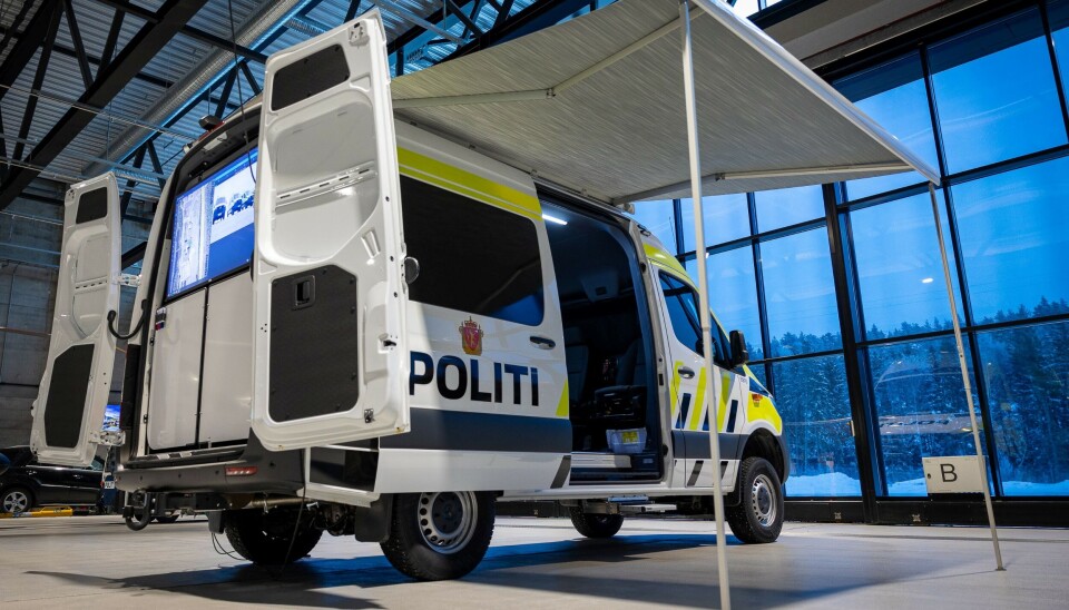 Dronebilene kan også brukes som en stor, vanlig politibil.
