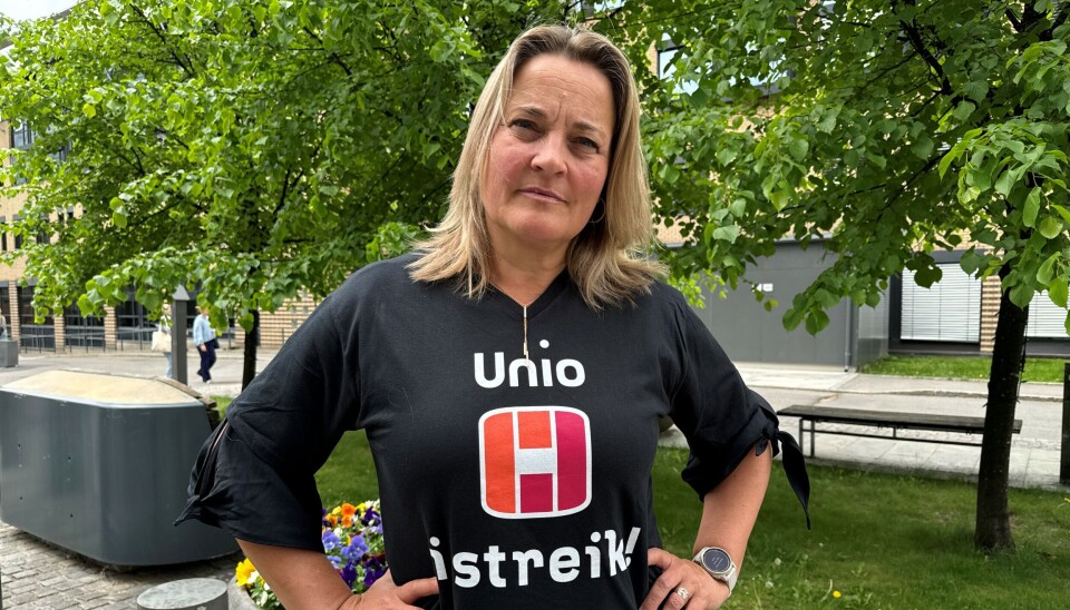 STOR STREIKEVILJE: Forbundsleder Unn Alma Skatvold forteller at medlemmene synes nok er nok.
