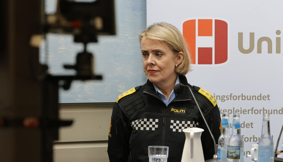 Politidirektør Benedicte Bjørnland under PF-debatten under Arendalsuka tirsdag 13. august 2024.