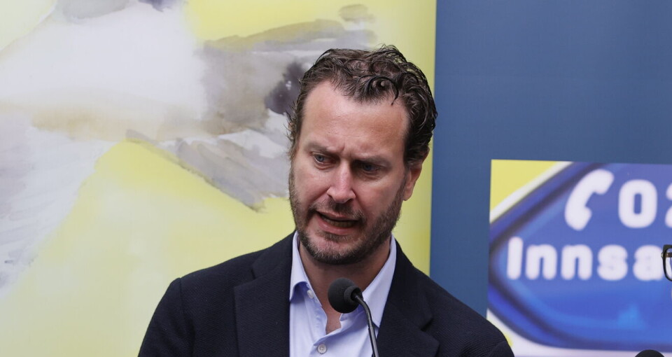Helge Njåstad (Frp) i Stortingets justiskomite, under Politiets Fellesforbunds (PF) debatt under Arendalsuka 2024.