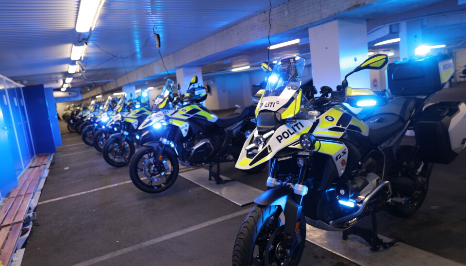 De nye motorsyklene ble tatt i bruk i sommer.