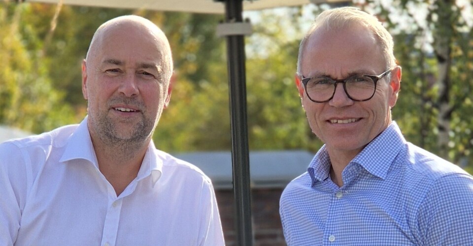 Advansias områdedirektør for sikkerhetsrådgivning, Jack Fischer Eriksen, sammen med Helge Mehus.