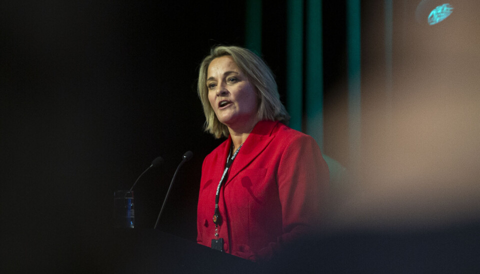 Unn Alma Skatvold på Politiets Fellesforbunds landsmøte i 2024.