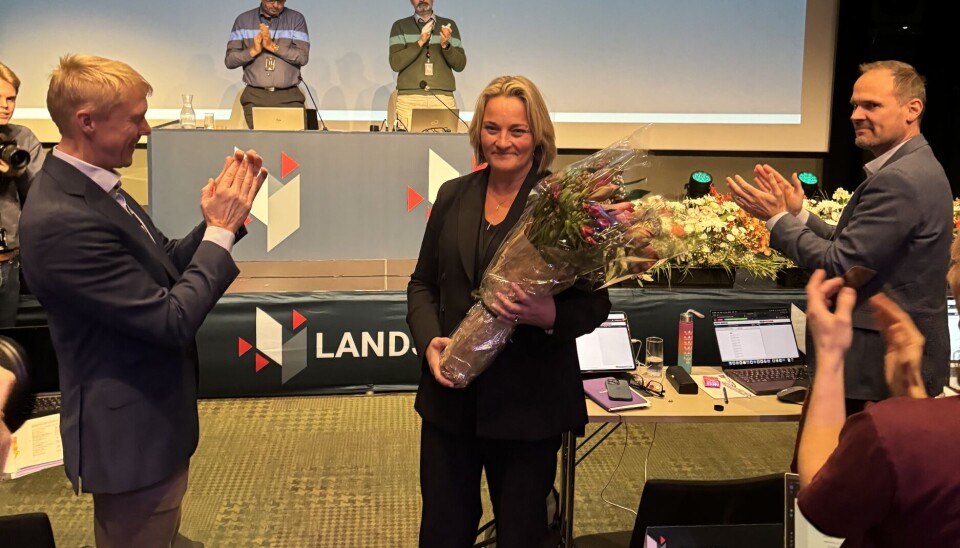 GJENVALGT: Unn Alma Skatvold på Politiets Fellesforbunds landsmøte i 2024.