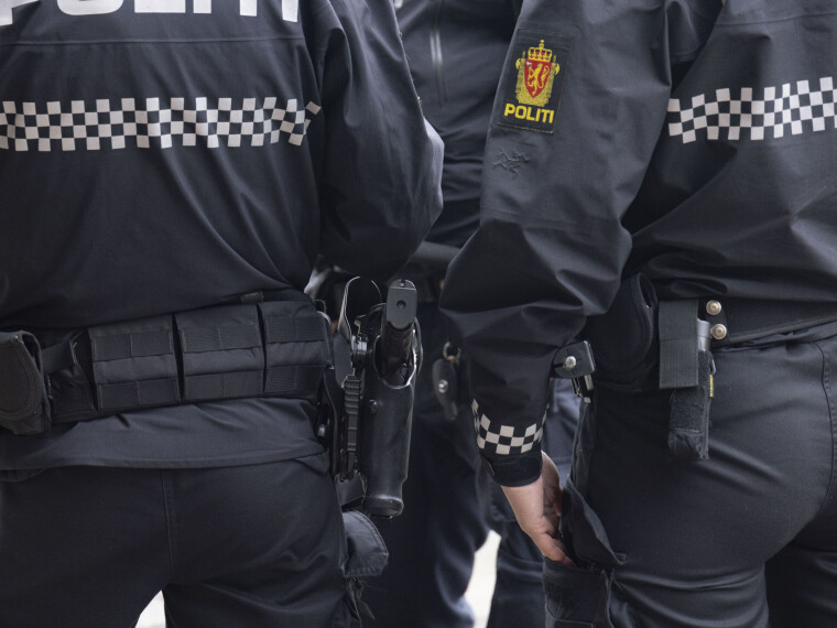 Bevæpnet politi i Oslo.