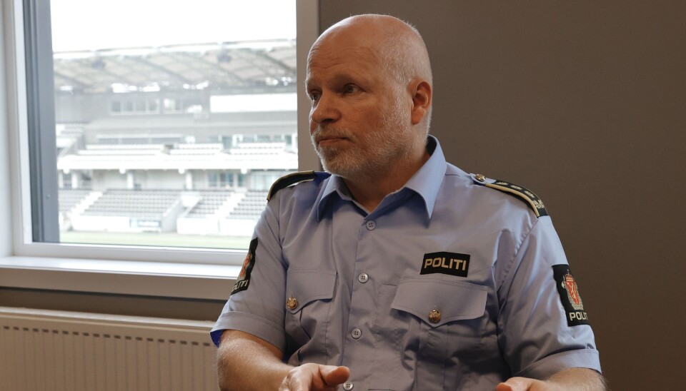 STORT DISTRIKT: Geografien spiller inn for beslagshåndteringen, forteller politiinspektør Rolf Thoresen på Hamar politistasjon.