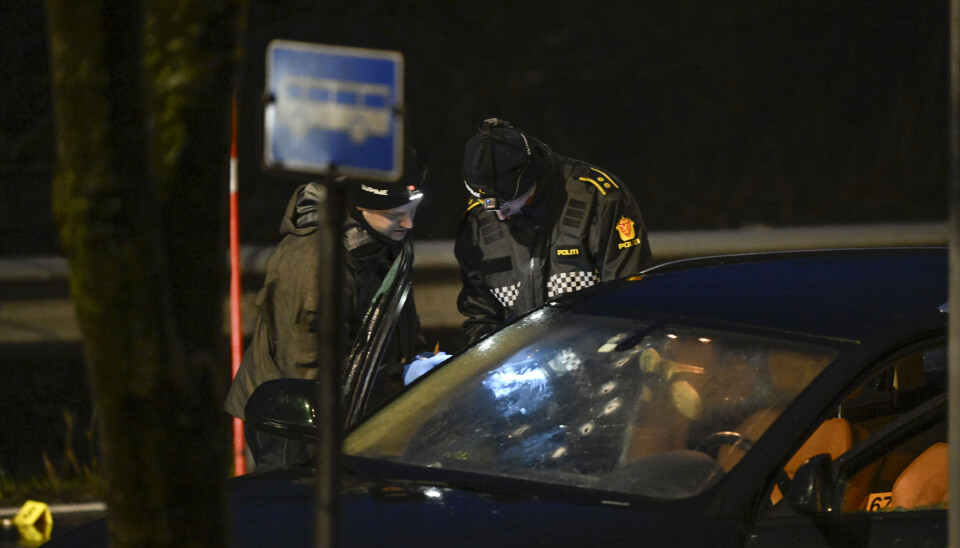 Politiet jobber på åstedet 28. desember 2024.