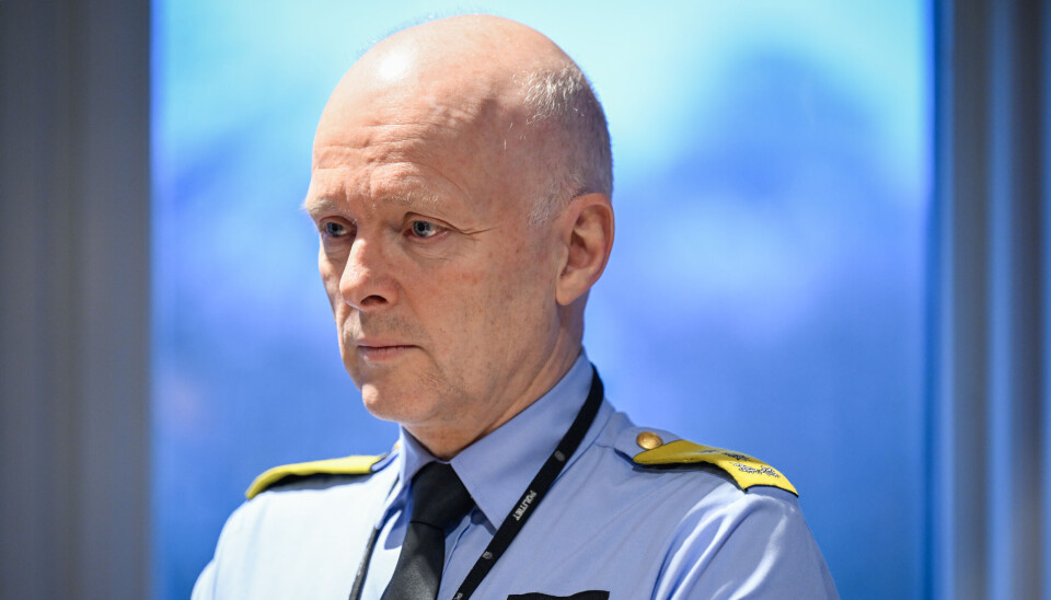 Politimester Hans Vik i Sør-Vest politidistrikt.