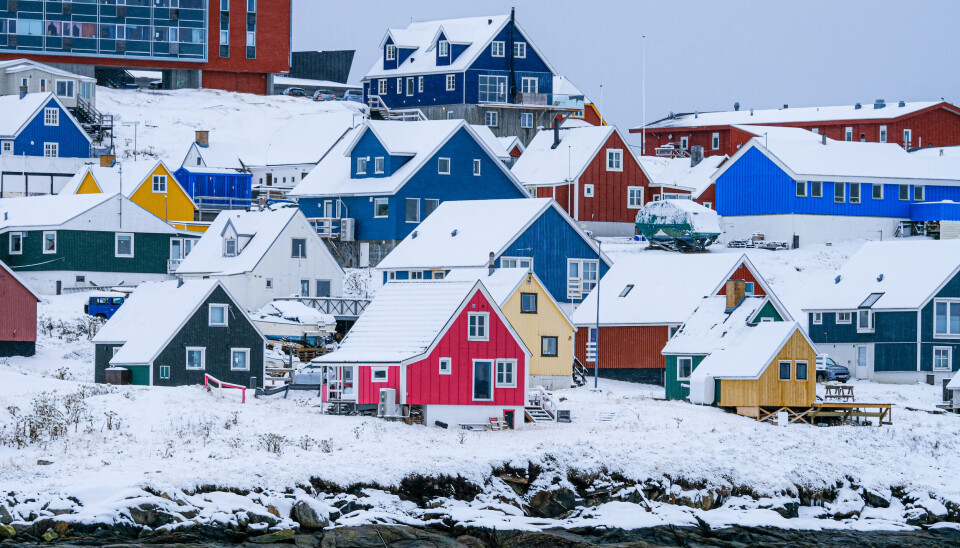 FARGERIKE: Oppklaringsprosenten på Grønland er høy, sier politidirektør Bjørn Tegner Bay. Her fra hovedstaden Nuuk.