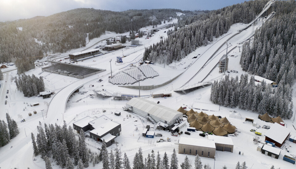 HER DET SKJER: Granåsen skisenter i Trondheim er hovedarenaen for ski-VM.
