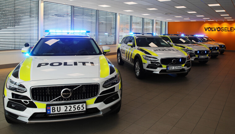 UTGÅR: Politiets Volvo V90CC går ut av produksjon.