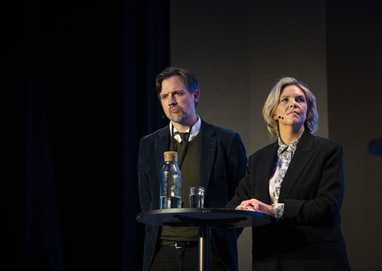 KrF-leder Dag Inge Ulstein og FrP-leder Sylvi Listhaug.