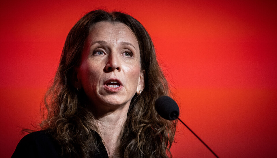 Justis- og beredskapminister Astri Aas-Hansen på Arbeiderpartiets landsmøte 2025.