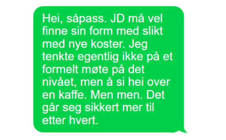 Justisdepartementet nektet politidirektøren å møte lederen for justiskomiteen