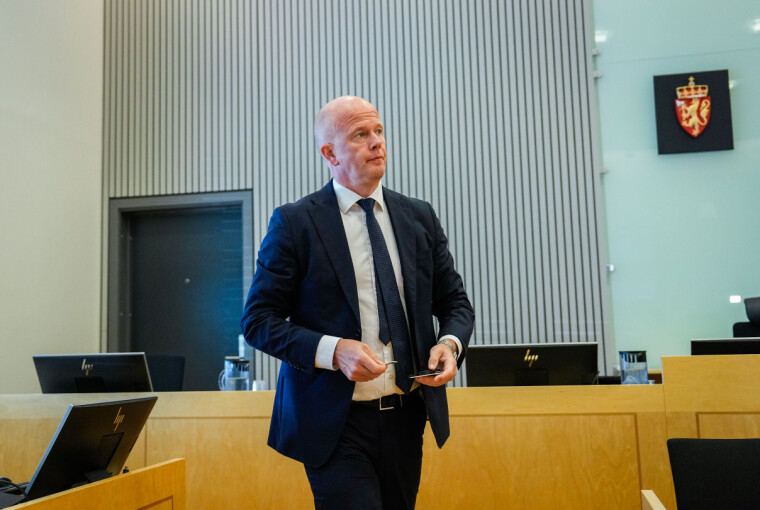 Forsvarer Svein Holden etter prosedyrer i rettssaken mot Jan Helge Andersen i Sør-Rogaland tingrett i 2024.