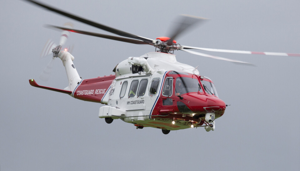 AW189: Denne flyvemaskinen har en militær grunnplattform, men benyttes stort sett som kystvakt eller transport til oljeplattform.